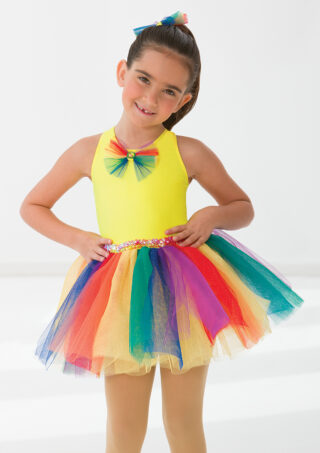 rainbow dance costume