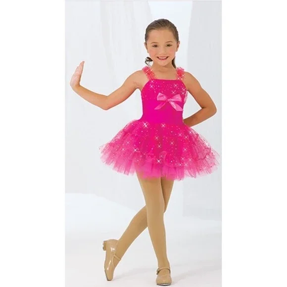 Pink tap jazz dance costume How to Believe