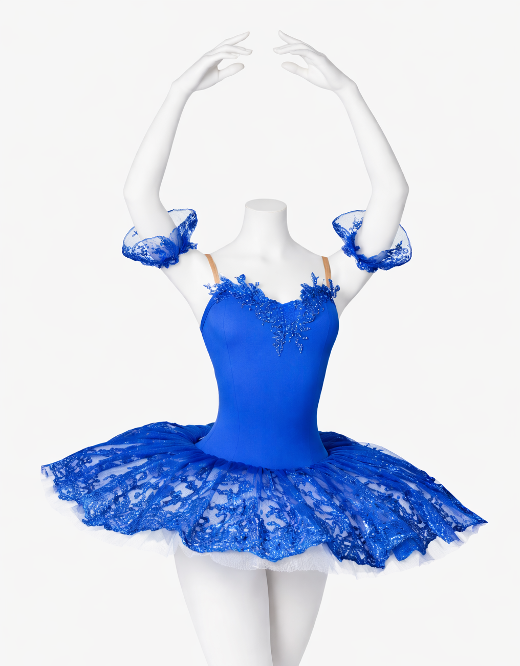 Bluebird royal blue tutu with lace