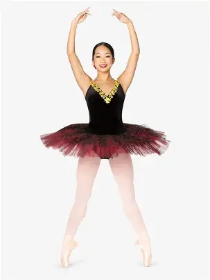 Black and red classical tutu