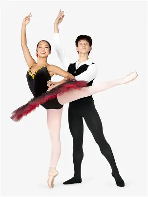 black red gold pancake tutu velvet